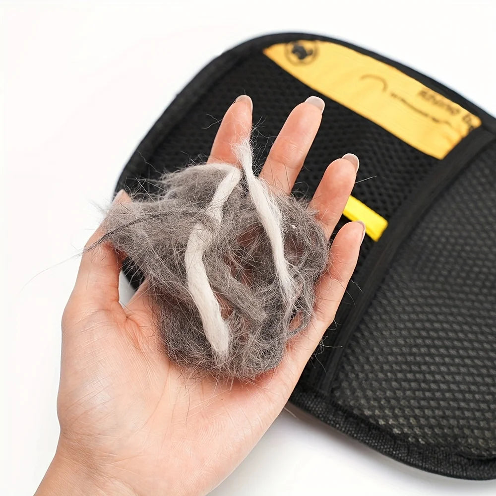 Electrostatic Pet Hair Removal Gloves – Magic Static Brush for Dogs & Cats