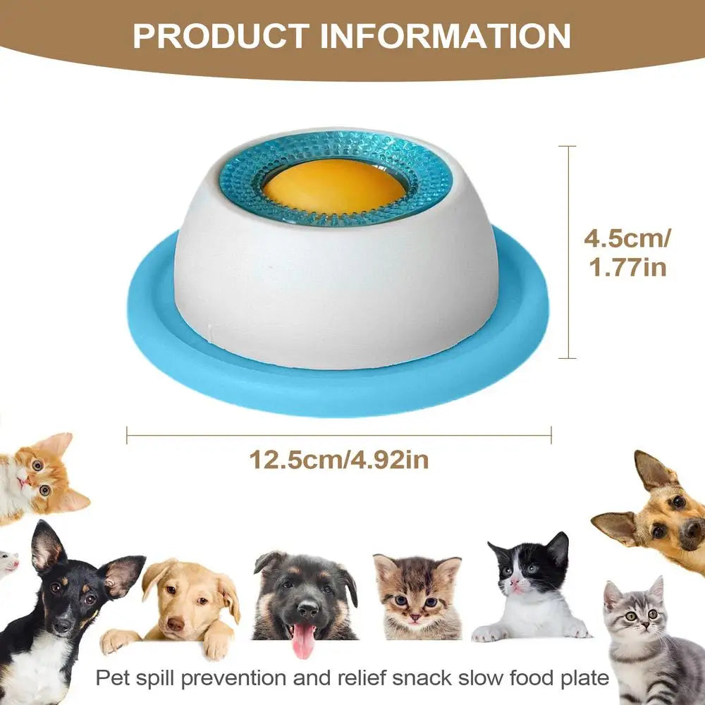 Interactive Slow Feeder Bowl – Lick Toy & Slow Eating Bowl for Dogs & Cats