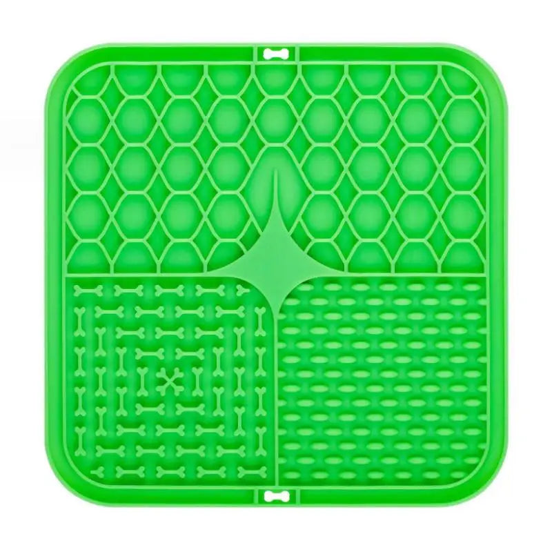Silicone Lick Mat with Suction Cups – Calming Slow Feeder for Dogs & Cats