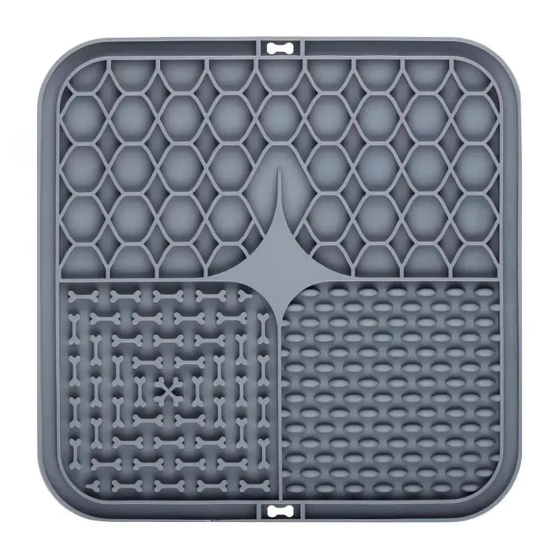 Silicone Lick Mat with Suction Cups – Calming Slow Feeder for Dogs & Cats