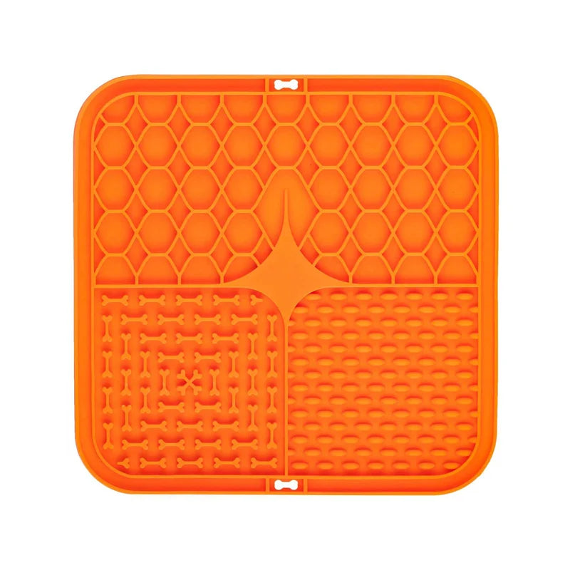 Silicone Lick Mat Pack – 4 Colors Slow Feeder Mats for Dogs & Cats