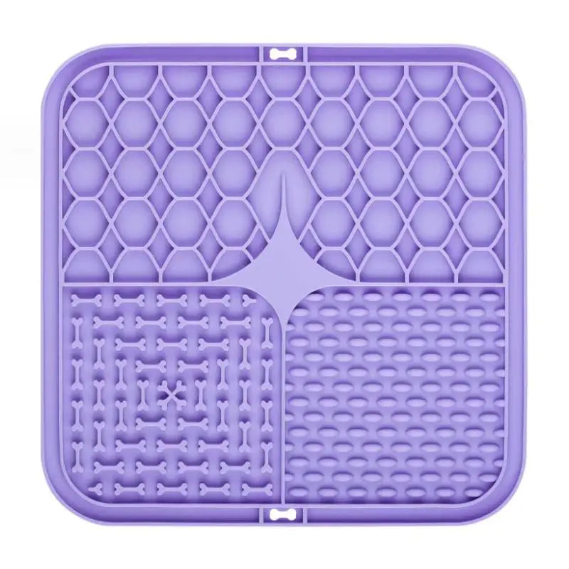 Silicone Lick Mat with Suction Cups – Calming Slow Feeder for Dogs & Cats