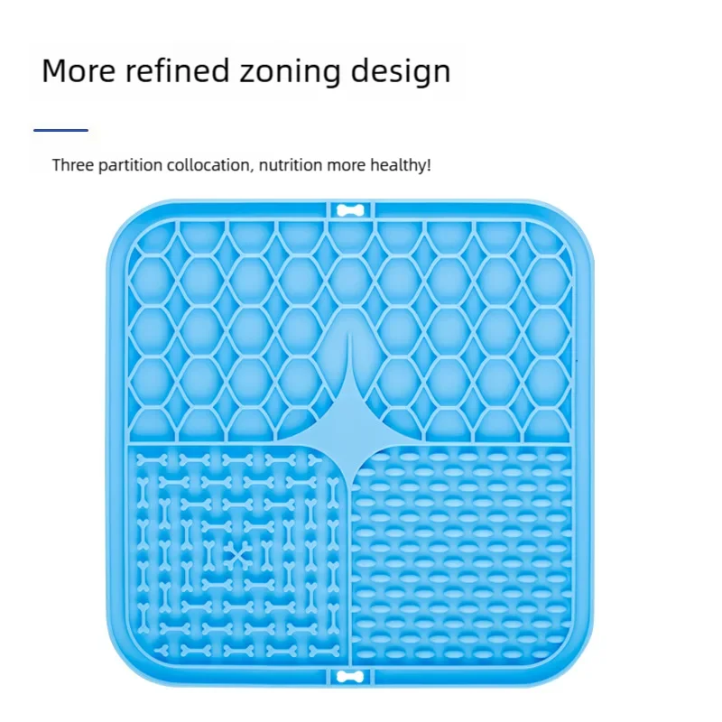 Silicone Lick Mat with Suction Cups – Calming Slow Feeder for Dogs & Cats