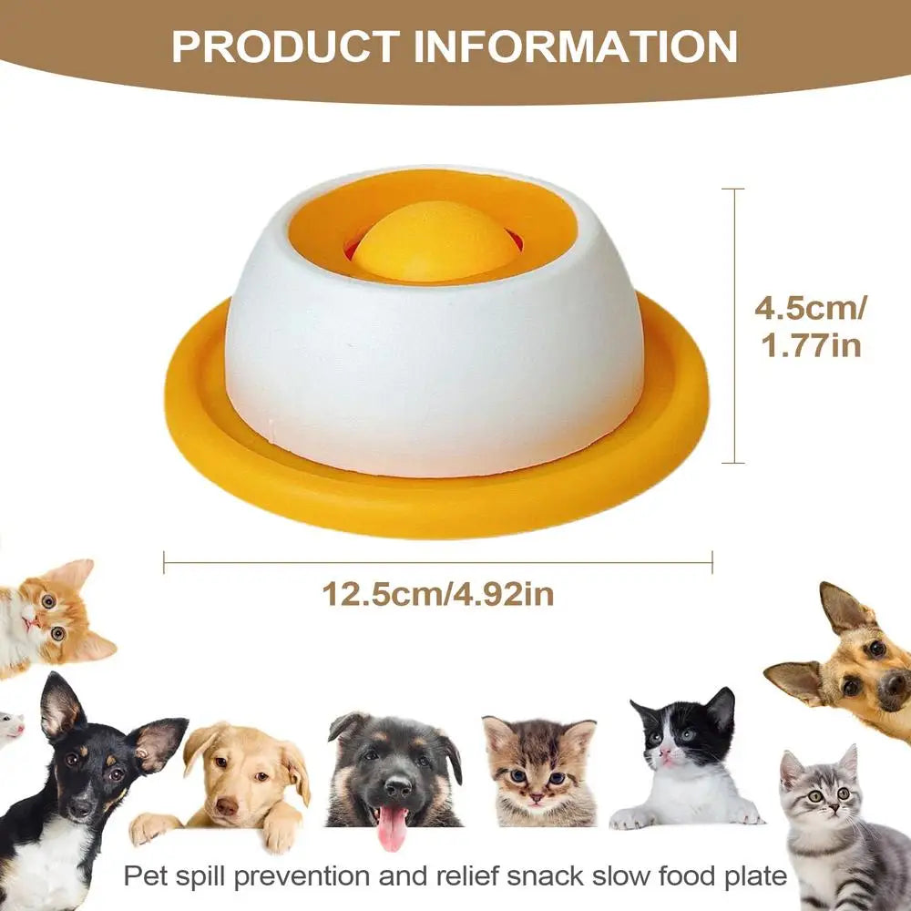 Interactive Slow Feeder Bowl – Lick Toy & Slow Eating Bowl for Dogs & Cats