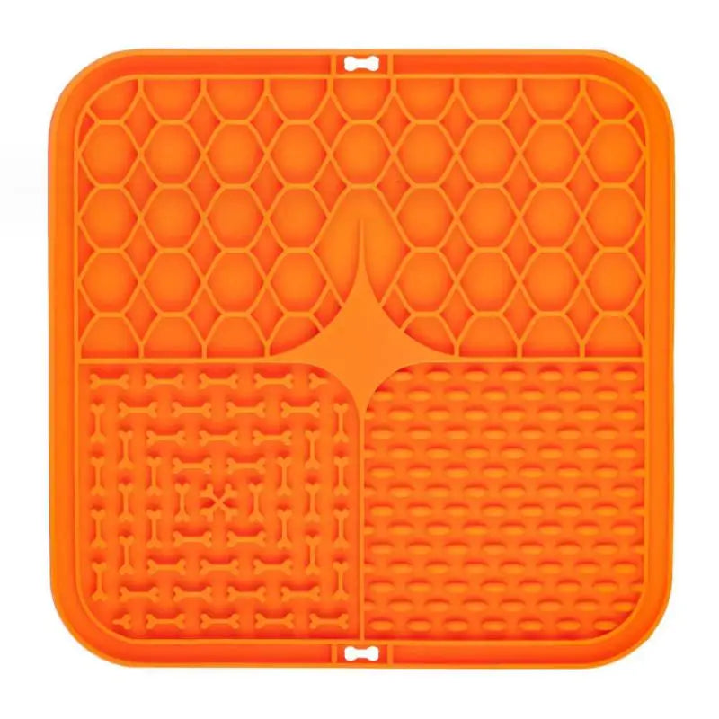 Silicone Lick Mat with Suction Cups – Calming Slow Feeder for Dogs & Cats